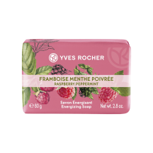 Sapone energizzante al profumo di Lampone e Menta Piperita 