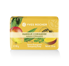 Sapone energizzante al profumo di Mango e Coriandolo 